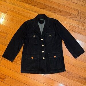🔥🔥🔥Lauren Ralph Lauren Denim Button Down Jacket